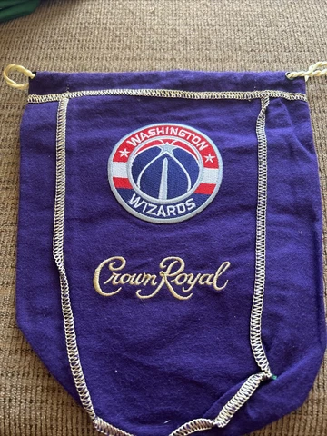 NBA  Washington Wizards Tribute Bag CROWN ROYAL BAG 750 Ml Cover