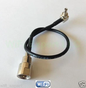 CRC9 plug for Huawei USB 3G Modem cable to FME, SMA, RP-SMA Male or Female USA - Picture 1 of 8