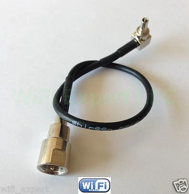 CRC9 plug for Huawei USB 3G Modem cable to FME, SMA, RP-SMA Male or Female USA - Image 1 of 2