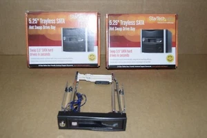 Two (2) StarTech 3.5" Hard Drive Trayless Hot Swap Bays for 5.25" slots - Picture 1 of 3