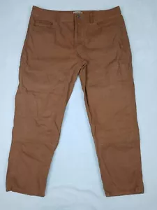 REI Trailsmith Pantalone Doppio Ginocchio Tela Marrone 40x30 (41x29) Uomo Utility Workwear - Foto 1 di 13