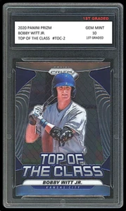Bobby Witt Jr 2020 Panini Prizm TOC-2 Insert 1st Graded 10 Rookie Card Rc Royals - Bild 1 von 1