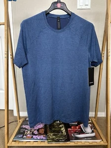 👕NUEVO CON ETIQUETAS $78 Lululemon Metal Vent Tech SS - NISE - Talla L - Imagen 1 de 8
