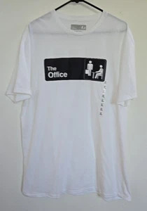 The Office White T-Shirt Men's Size XL NEW with defect - Foto 1 di 7