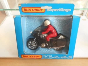 Matchbox Super Kings K-82 BMW Motor-Cycle in Black/Grey in Box - Bild 1 von 2