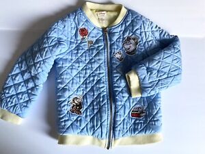 Disney Collection by Tutu Couture~ Beauty & The Beast ~Sz 7/8 Jacket Blue Satin