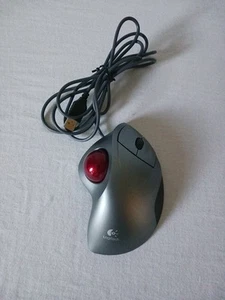 Logitech T-BB18 Trackman Wheel USB Trackball Mouse - TESTED - EUC (810-000766) - Picture 1 of 6