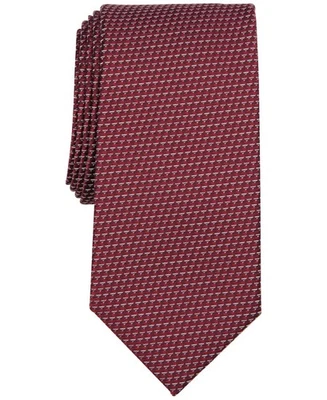 Corbata Perry Ellis Diseño Clásico Micro-Geo Para Hombre Talla Única Borgoña Ajustable Foto 1 de 4