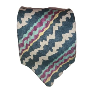 MONDO DI MARCO MEN'S 100% Silk  Missoni Style MULTI-COLOR TIE, Vintage, Italy - Picture 1 of 5