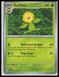 Pokemon SV06: Twilight Masquerade #007/167 Sunflora Freshly Pulled - Picture 1 of 2