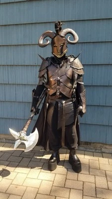 Medieval Knights - The Black Knight Suit Of Armor Costume - Image 1 of 4