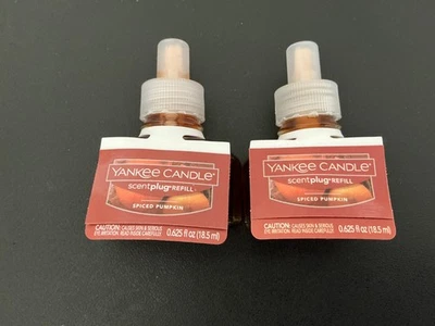 Yankee Candle Spiced Pumpkin Scentplug Recargas *Lote de 2* Foto 1 de 2