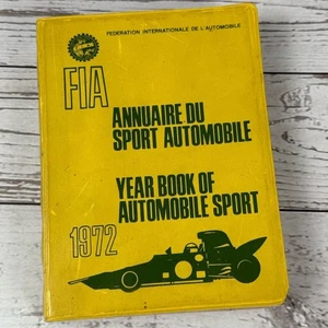 1972 FIA Year Book of Automobile Sport | Italian, German, English, French - Picture 1 of 12