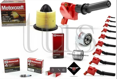 Tune Up Kit 1999-2003 Ford F250 Super Duty V10 6.8L High Performance Coil DG508 - Image 1 of 4
