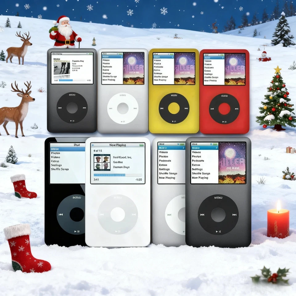 New Apple iPod Classic 5th 6th 7th 30GB 120GB 160GB 256GB 1TB New Battery MP3 - Image 1 of 4