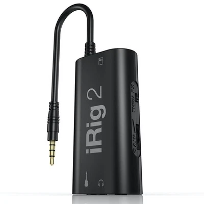 iRig 2 portable guitar audio interface, lightweight audio adapter for iPhone ... - Image 1 of 4