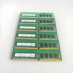 48GB Hynix 6 x 8GB DDR4 2Rx8 PC4-2133P-E ECC Unbuffered Memory HMA41GU7AFR8N-TF - Picture 1 of 1