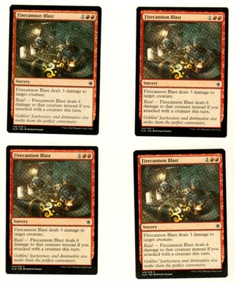Set Of 4 Firecannon Blast Ixalan 145/279 Common Magic the Gathering MTG Card - Image 1 of 4