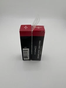 [2 confezioni] MAC Retro Matte Lipstick 706 Relatlessly Red 0,1 once / 3 g - Foto 1 di 1