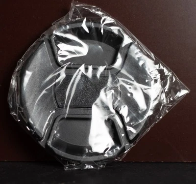 TWO (2x) 77mm lens caps with strings for Canon, Sony, Nikon Cameras ~ BRAND NEW - Image 1 of 3