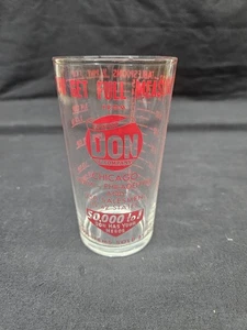 EDWARD DON & CO Advertising 8oz Measuring Glass - Picture 1 of 6