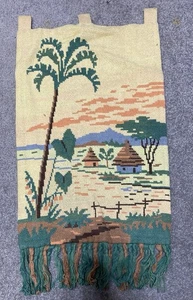 Vintage Traditional Swedish Tapestry Handmade - Picture 1 of 6