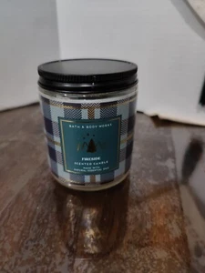 Bath & Body Works FIRESIDE candela stoppino singolo 7 oz NUOVO - Foto 1 di 3