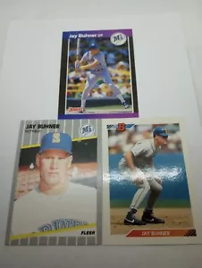 Lotto di carte Jay Buhner Seattle Mariners (3) - Foto 1 di 1