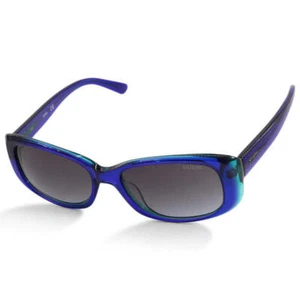 Guess GU7408 90X Damen-Sonnenbrille blau auf aqua/grau Farbverlauf modisch - Bild 1 von 4