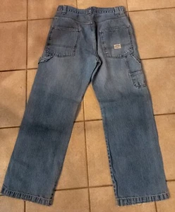 levi authentic signature carpenter pants denim blue jeans 32w x 30L - Picture 1 of 3