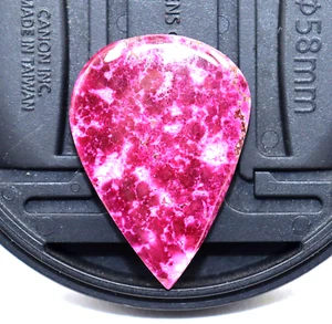 21 Ct Natural Turquoise Arizona Pink Pear Cut Loose Gemstone - Picture 1 of 7