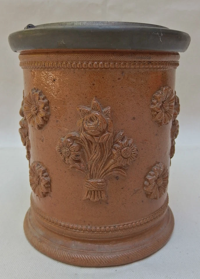 ancien pot à tabac en grès de beauvais - Photo 1/1