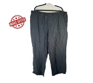 Women's Black Wide-Leg Trousers Stretch Comfortable Lounge Pants | Size 3 - Picture 1 of 4