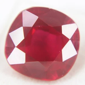 8 Ct Certified Natural Red Ruby Brilliant Cushion Cut Loose Gemstones - Picture 1 of 4