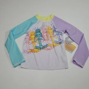 Disney Store Toy Story 4 Forky Rash Guard Swim Shirt Size 5/6 NWT - Picture 1 of 9