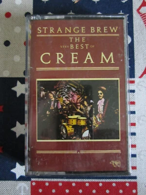 CREAM STRANGE BREW THE BEST OF ORIGINAL RSO AUDIO CASSETTE PAPER LABEL - Image 1 of 4