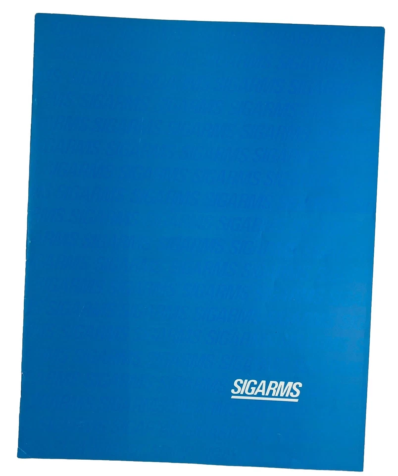 1985 Sig Arms catalog 12 Pages Some Poster Potential EXC - Image 1 of 4
