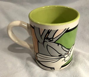 Vintage Looney Tunes White Bugs Bunny Coffee Mug Cup Gibson 1998 Warner Bros. - Picture 1 of 6
