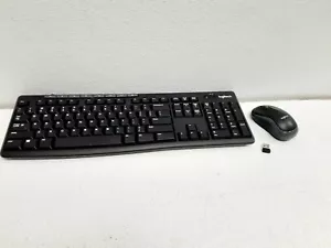 Logi tech K270 WIRELESS COMBO Keyboard M185 PC Mouse 920-008971 - Picture 1 of 4
