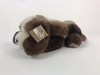 Vintage 1982 Gund inc " Bones " Puppy Dog Brown white laying down with  tags 9"