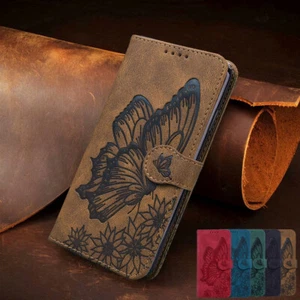 Leather Stand Card Wallet Flip Book Cover Case For iPhone 14 13 12 11 Pro Max Xr - Picture 1 of 17