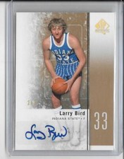 LARRY BIRD 2011/12 SP AUTHENTIC GOLD AUTOGRAPH AUTO #2/3 -CELTICS!!