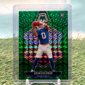 2024 Panini Mosaic Prizm Green Keon Coleman RC #333 Buffalo Bills Rookie - Picture 1 of 2