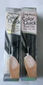 2X Sally Hansen Nail Art Pens 01 Clear Op - Picture 1 of 1