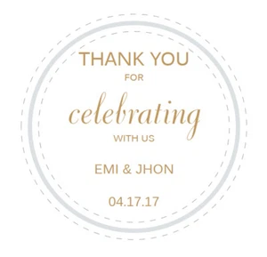 THANK YOU FOR COMING TO MY BIRTHDAY PARTY Sticker Sheet Label 1 1/2" Round - Bild 1 von 2