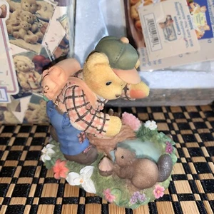 Cherished Teddy 508659 Cameron Enesco 1998 Our Friendship Is Building - Bild 1 von 8