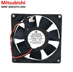 Mitsubishi Cooling Fan NC5332H54B MMF-09D24TS-EN4 24VDC 0.22A 2 lines 9025 - Picture 1 of 8