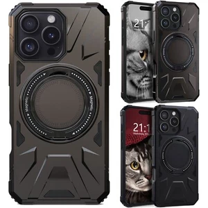 Custodia per Apple iPhone 16/16 Plus/16 Pro Max antiurto anello magnetico supporto cover - Foto 1 di 26