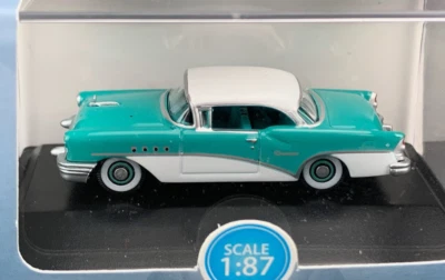 1:87 HO Оксфорд литой 1955 Buick века бирюзовый/белый новый в коробке! HO5709 - Изображение 1 из 3
