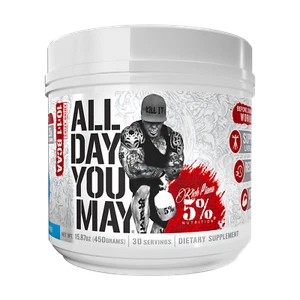 Rich Piana 5% Nutrition AllDayYouMay 10:1:1 BCAA,EAA, Joint & Liver support 465g - Picture 1 of 11